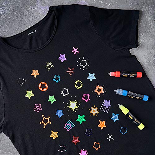 Arteza Glow in the Dark 3D Fabric Paint - 1oz Tube