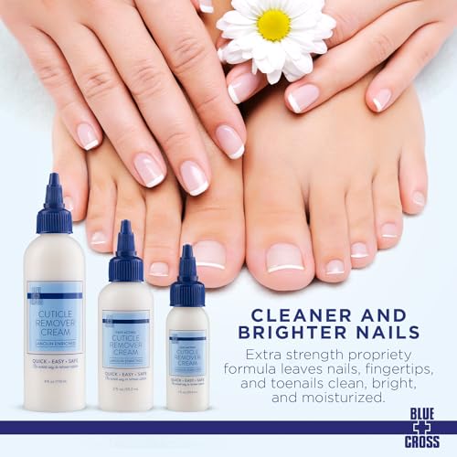 Blue Cross Cuticle Remover Cream 2oz - Moisturizing Nail Softener