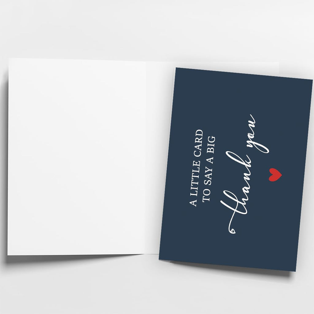 WowBefun 25 Pack 350GSM | Thank You Cards with Envelopes | Small Thank You Notes for Teacher, Graduation, Business, Holiday, and Christmas | Gifts | Teacher Appreciation Cards