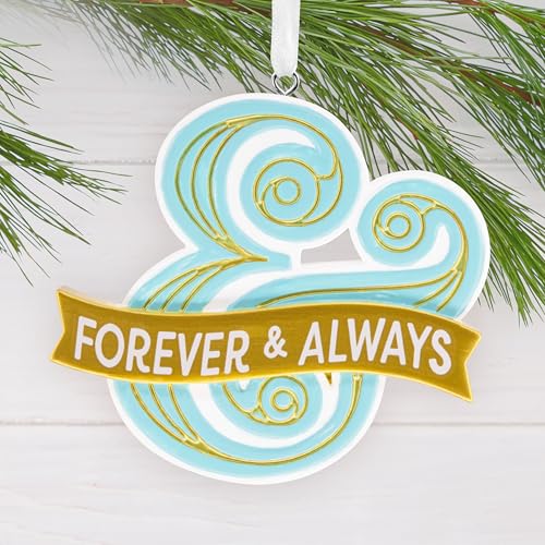 Hallmark Forever & Always Ampersand Christmas Ornament