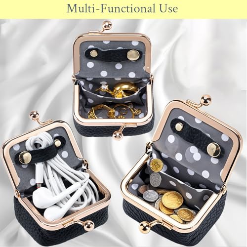 FURZART Mini Travel Jewelry Case - Portable Leather Organizer, Orange