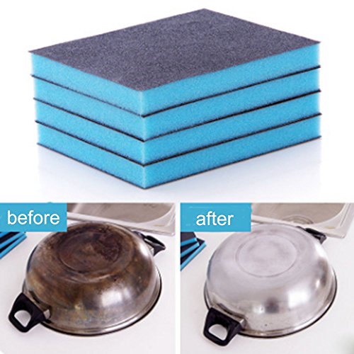 EORTA 8-Pack Heavy Duty Magic Cleaning Sponges - Non-Scratch Eraser Pads for Kitchen & Bathroom