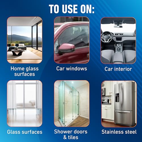 Unger ProClean Indoor Window Cleaning Kit with Swivel Head & 2 Microfiber Pads