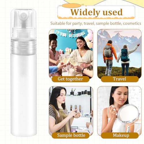 FAIRY CORA 6-Pack 5ml Refillable Travel Spray Bottles for Perfume and Essential Oils