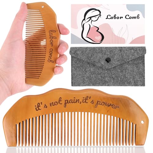 Labor Pain Relief Birth Comb - Natural Acupressure Tool for Pregnancy and Hospital Bag