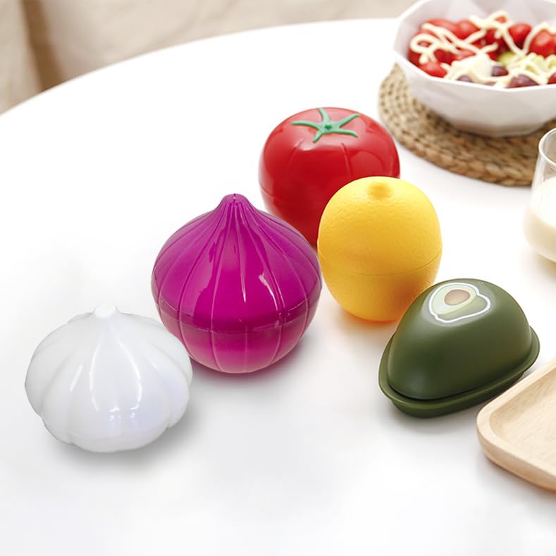 Tomato and Onion Storage Containers - Freshness Keeping Food Storage, Pack of 2