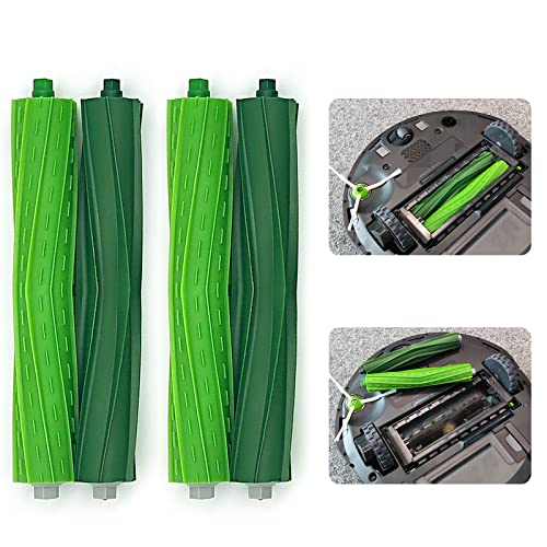 Replacement Rubber Brushes for iRobot Roomba i & E Series - 2 Pack