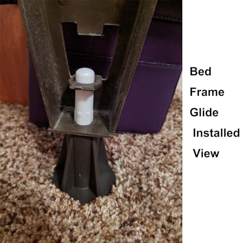 Home's Place Universal Bed Frame Glide Feet Replacement - 4 Pack