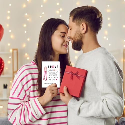 Funny Valentine's Day Card for Him - Naughty Gift for Husband & Boyfriend