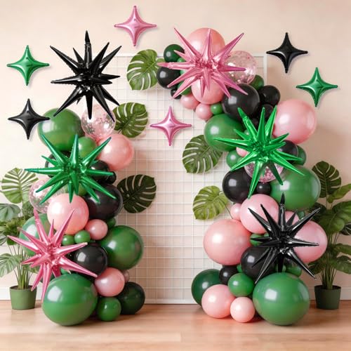Adorely Star Balloons Set - 6pcs 22" & 10pcs 10" for Parties