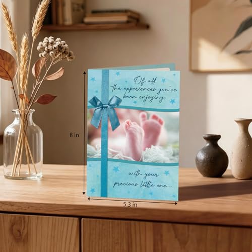 First Father's Day Card for New Dads - Heartfelt Design