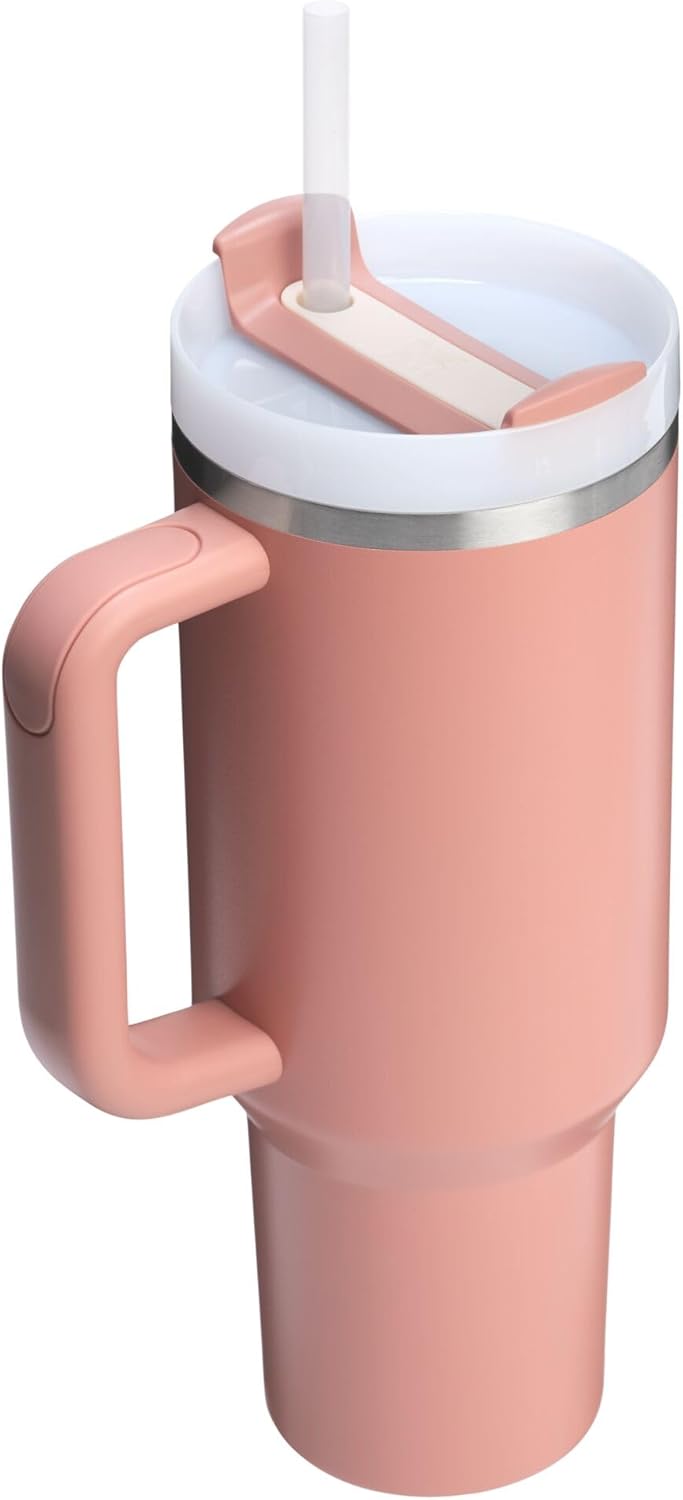 STANLEY Quencher H2.0 Tumbler - 40 oz Insulated Stainless Steel Cup with Handle & Straw | BPA-Free | Exclusive Sienna