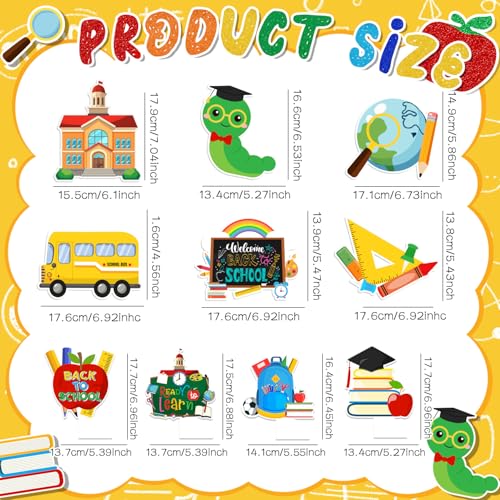 Back to School Decorations Set - Pre-Strung Banner and Party Supplies