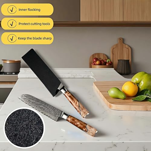8-Inch Knife Sheath - Waterproof ABS Lined Blade Guard for Chef Knives