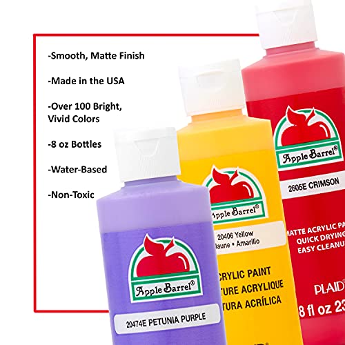 Apple Barrel Acrylic Paint - 8 oz Christmas Green for Crafts