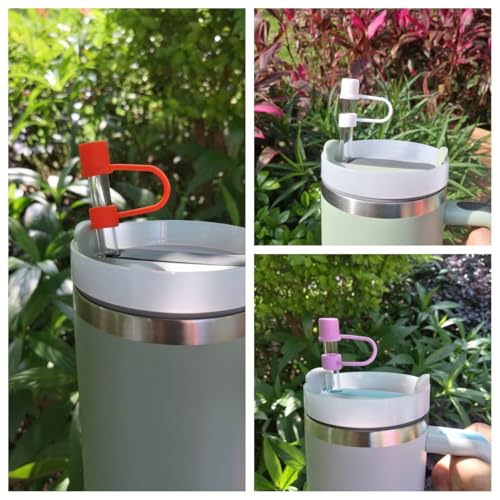 Silicone Straw Covers for Stanley Cup - Dust-Proof & Reusable