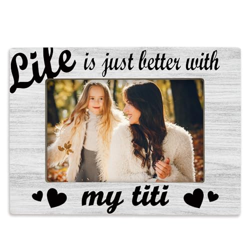 Wooden 4x6 Picture Frame - Best Aunt Gift for Display
