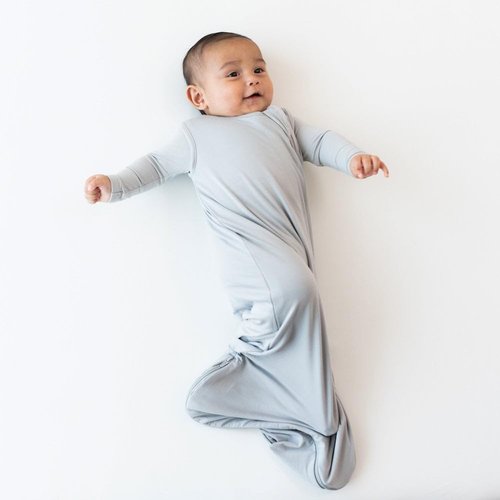 KYTE BABY Unisex Sleep Bag - Soft Bamboo Blend for Babies & Toddlers, 0.5 Tog, Medium Storm