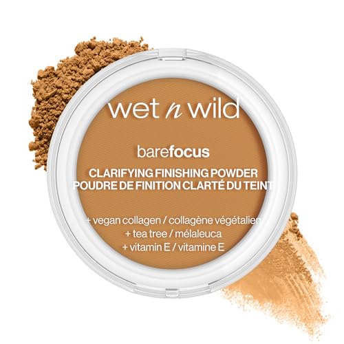 Wet n Wild Bare Focus Finishing Powder & Kohl Eyeliner Makeup Bundle