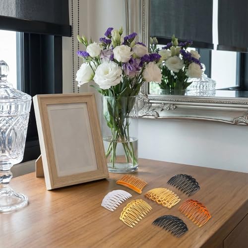 16-Piece Plastic Hair Side Combs Twist Decorative Hair Clip Set