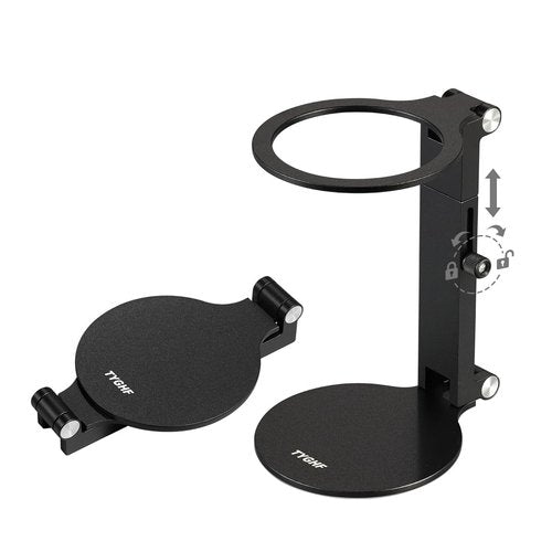 TYGHF Pour Over Coffee Maker Stand,Adjustable & Foldable Portable Electric Espresso Machine Stand,Holder for Coffee Grinder,Universal Dripper,V60 Dripper,Travel Coffee Maker, Press Black