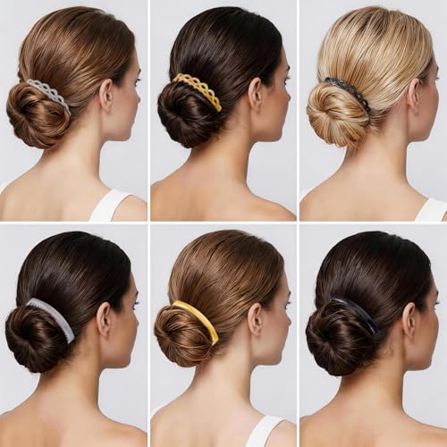 Exircy 18-Piece Plastic French Twist Hair Combs Side Clip Set
