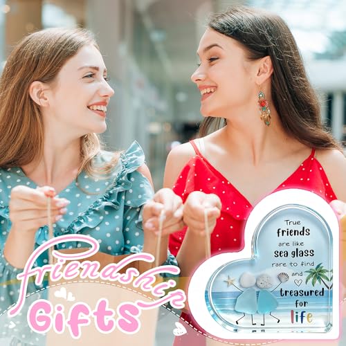 Sea Glass Heart Keepsake - Friendship Gift for Bestie & Soul Sister