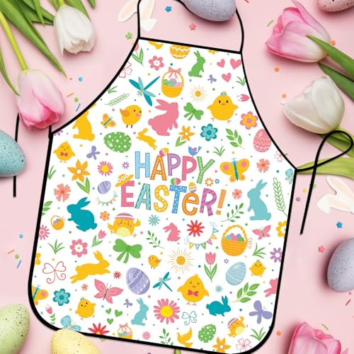 Adjustable Chef Bib Apron for Cooking, Grilling & Baking