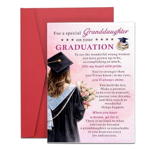 Graduation Card for Granddaughter - Class of 2027 Gift