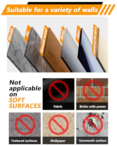 20 Pack Clear Adhesive Utility Hooks - Damage Free Hanging Strips