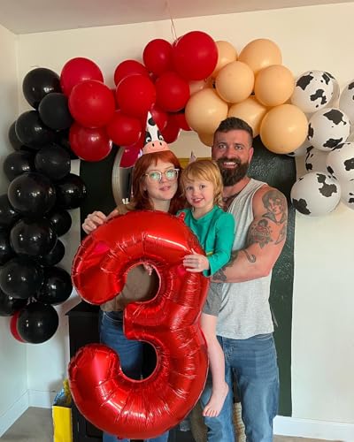 Red 6 Number Balloon 40 Inch Birthday Party Decoration