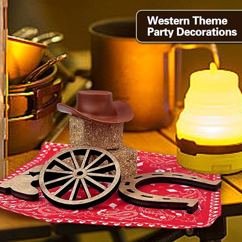 36PCS Mini Cowboy Hat Party Decorations for Western Theme Events