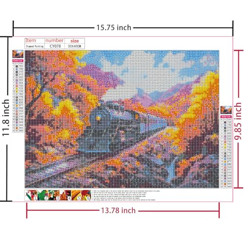 Amz Camel 5D Diamond Painting Kit 12x16 Inch Full Drill Rhinestone Art