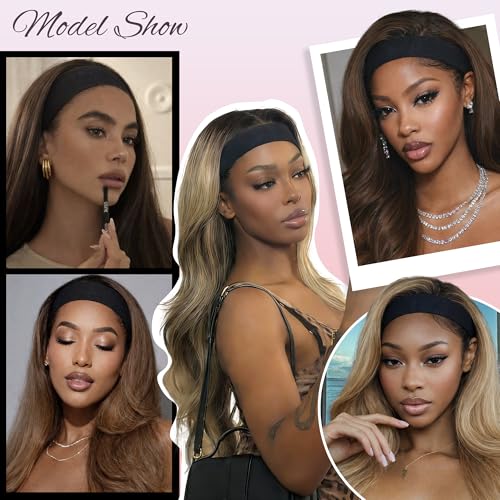 Mibeke Adjustable Lace Melting Bands for Wigs - 3 Pack Non-Slip Elastic Wig Grip Bands