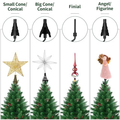Christmas Tree Topper Holder Stand - Universal Decorative Support for Tree Toppers