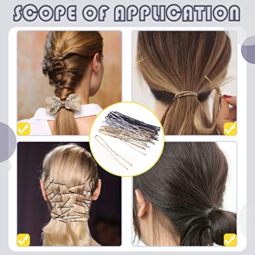 Swpeet 420Pcs Hair Pins and Bobby Pins Kit with Rubber Bands for Women