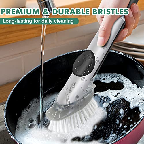 4 Pack Dish Brush Replacement Heads for OXO Soap Dispensing Brush