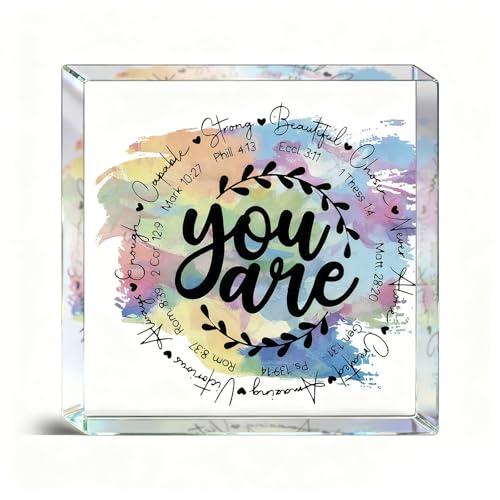 Christian Acrylic Plaque for Women - Inspirational Faith Decor