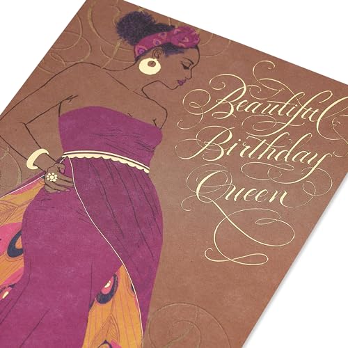 Spectacular Brilliance Birthday Card for Her - Beautiful Birthday Queen