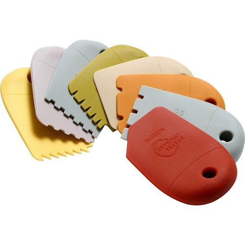 Mercer Culinary Silicone 8 Piece Plating Wedge Set, Multicolor