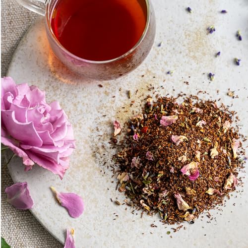 Rishi Tea Pink Lemon Ginger Herbal Tea, Organic Caffeine-Free, 30 Tea Bags