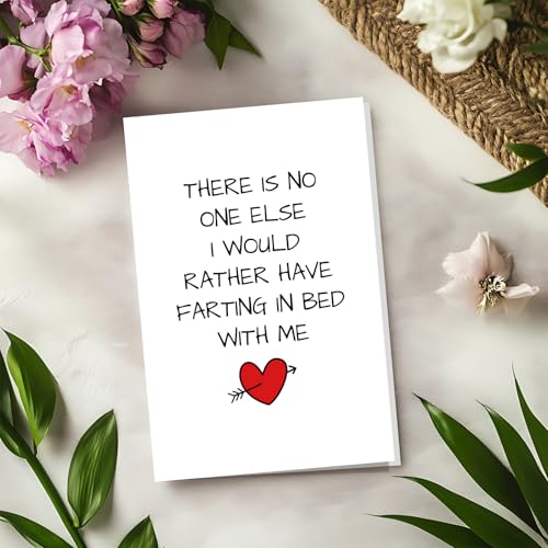 Funny Farting Birthday Card for Husband or Wife - Humorous Greeting Card