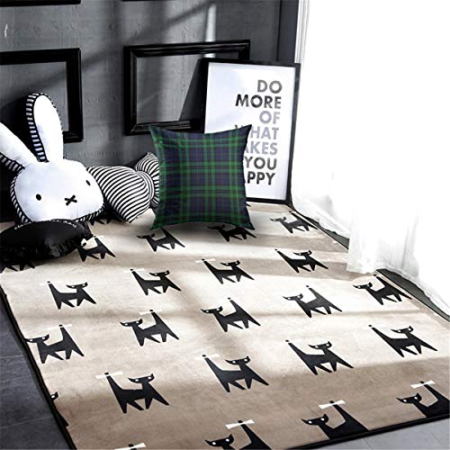 Mugod 18x18 Inch Cotton Linen Decorative Throw Pillow Cover for Couch & Sofa, Navy Blue & Green Plaid Home Decor