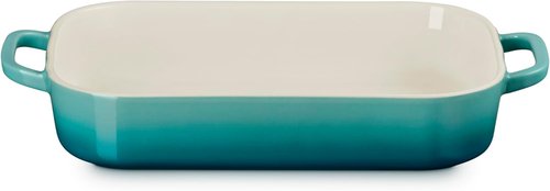 Le Creuset Stoneware Rectangular Dish - 3 Qt. Platter Lid in Riviera Color