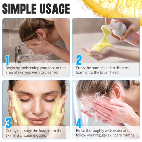 Turmeric Foaming Facial Cleanser - Deep Cleansing Face Wash 150ml