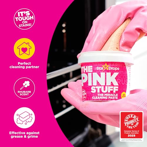 Stardrops The Pink Stuff Cleaning Paste 500g (Pack of 2) - Multi-Purpose Cleaner for Kitchen & Bathroom