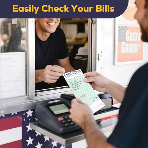 FMP Brands Guest Check Pads - 6 Pack, 300 Sheets for Servers