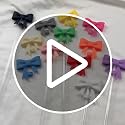 10mm Bow Shape Straw Topper for Stanley Cup - Light Green Silicone