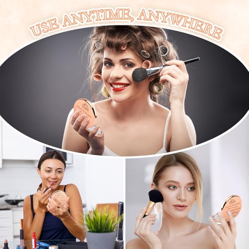 Aunt Compact Makeup Mirror Rose Gold Birthday Christmas Gift