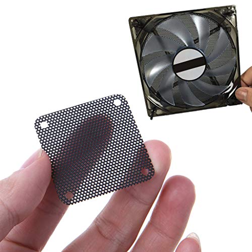 5PCS PC Fan Dust Filter Mesh Cover, 40mm Cuttable PVC Computer Case Guard